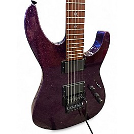 Used ESP LTD KH602 Kirk Hammett Purple Sparkle Purple Solid Body Electric Guitar