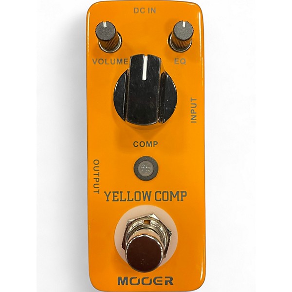 Used Mooer Yellow Comp Effect Pedal Package