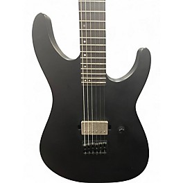 Used Esp Ltd M-201HT Satin Black Solid Body Electric Guitar