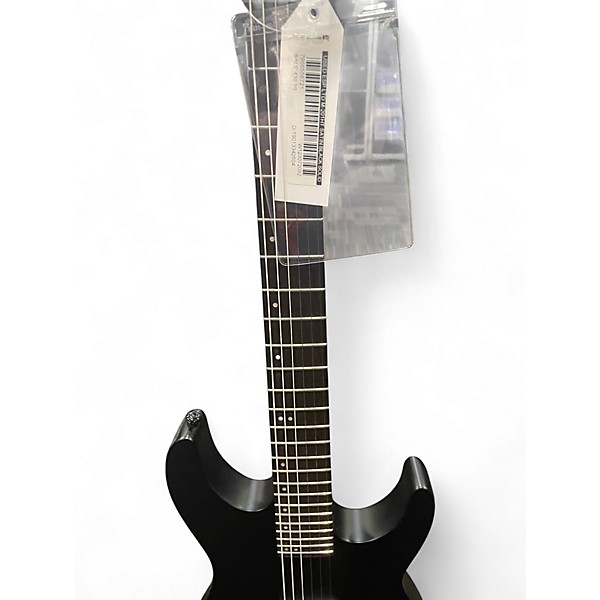 Used Esp Ltd M-201HT Satin Black Solid Body Electric Guitar