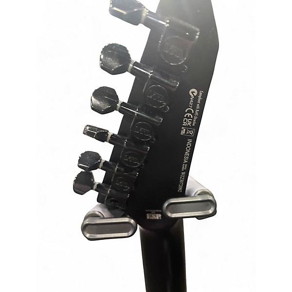Used Esp Ltd M-201HT Satin Black Solid Body Electric Guitar