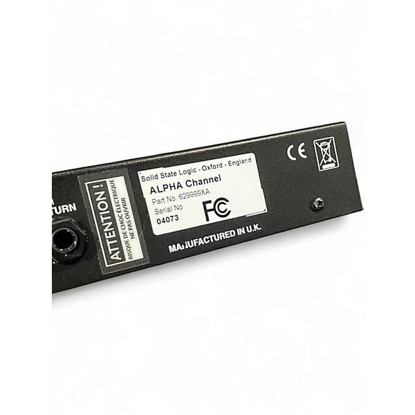 Used Solid State Logic alpha channel Channel Strip