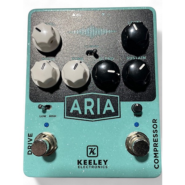 Used Keeley Aria Compressor/Overdrive Effect Pedal