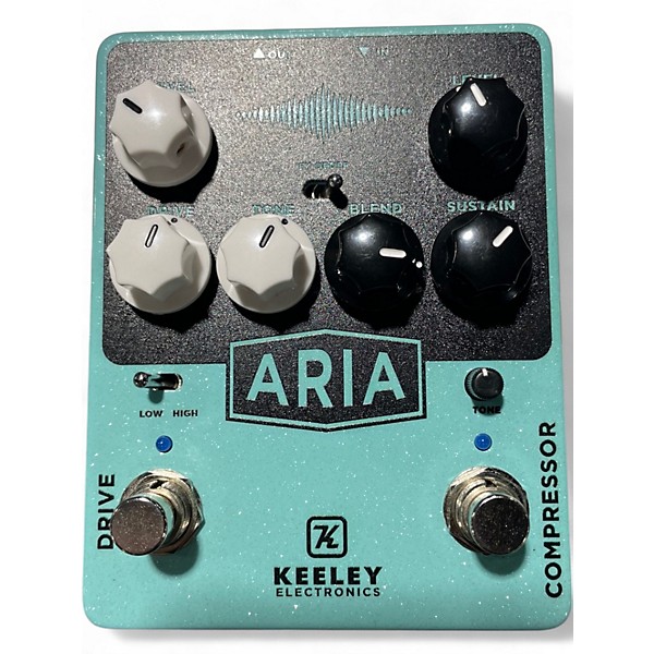 Used Keeley Aria Compressor/Overdrive Effect Pedal