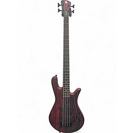 Used Spector ns pulse II 4 cinder red Electric Bass Guitar