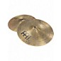 Used MEINL 14in Byzance Dark Hi Hat Pair Cymbal
