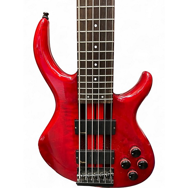 Used Tobias Korean 6 String bass Transparent Red Electric Bass Guitar,New Products : American Fashion Style Bags On Sale