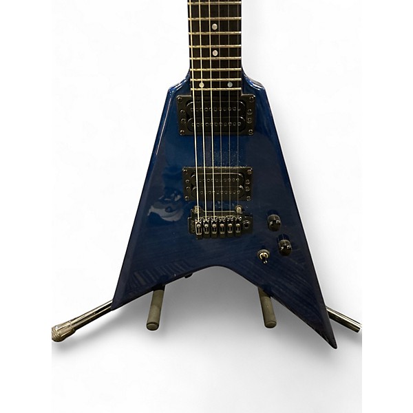 Used Carvin Ultra V Dark Blue Solid Body Electric Guitar