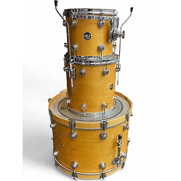 Vintage 1980s DW 3 Piece Collector's Series Natural Drum Kit