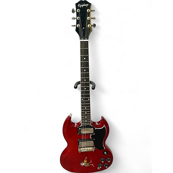 Used Epiphone Tony Iommi SG Custom Cherry Solid Body Electric Guitar