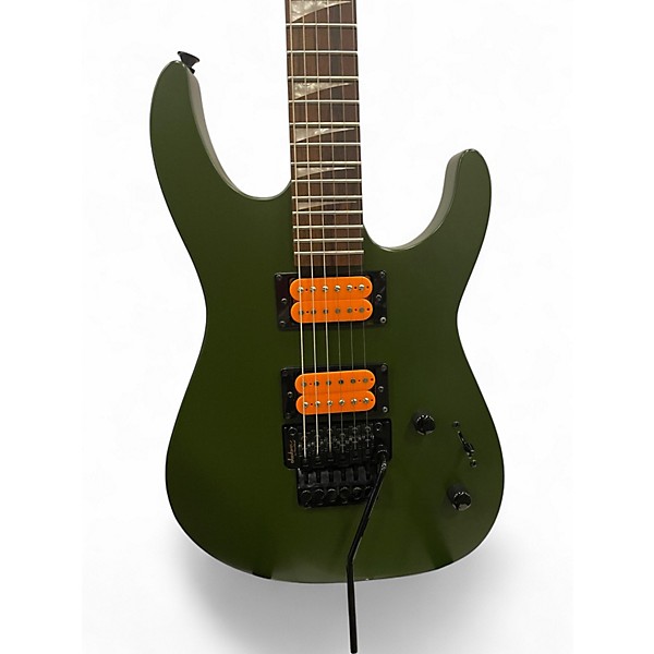 Used Jackson X Series Dinky DK2XR Limited-Edition Army Drab Solid Body Electric Guitar
