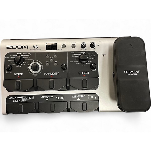 Amazon.com: Zoom V6-SP Multi-Effects Vocal Processor Pedal +