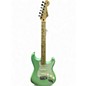 Used 2021 Fender Player Stratocaster Surf Green Solid Body Electric Guitar
