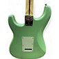 Used 2021 Fender Player Stratocaster Surf Green Solid Body Electric Guitar