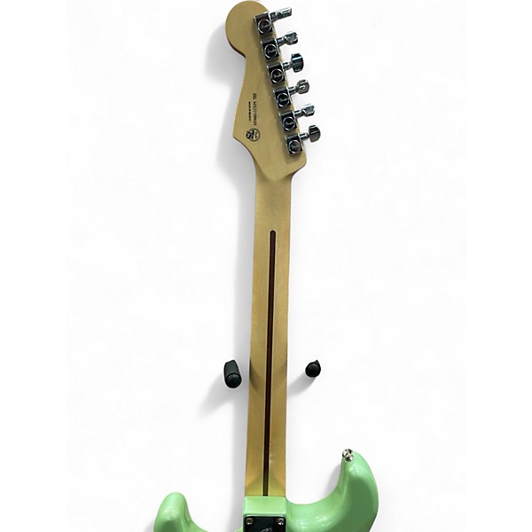 Used 2021 Fender Player Stratocaster Surf Green Solid Body Electric Guitar