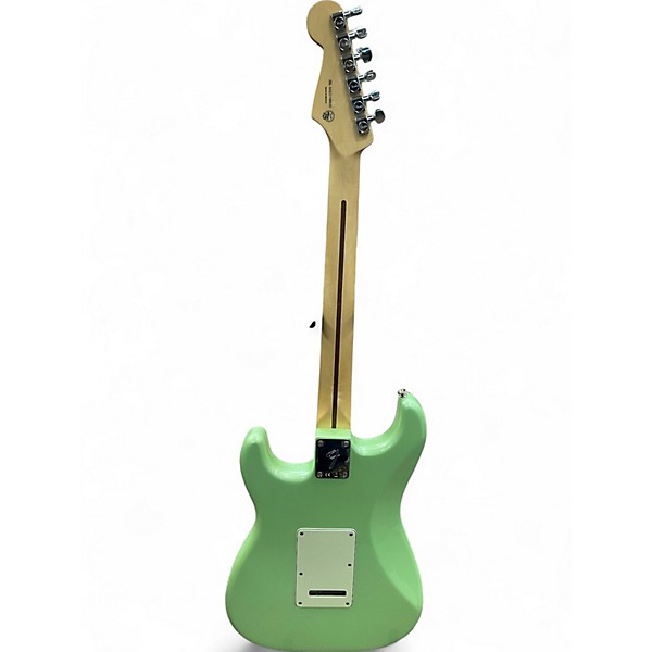 Used 2021 Fender Player Stratocaster Surf Green Solid Body Electric Guitar