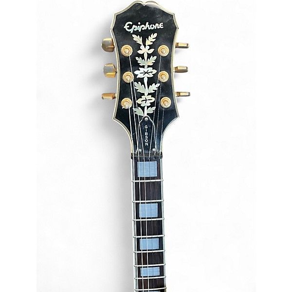 Used Epiphone Joe Pass Emperor factory 2nd Natural Hollow Body Electric Guitar