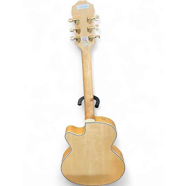 Used Epiphone Joe Pass Emperor factory 2nd Natural Hollow Body Electric Guitar