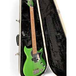Used Reverend wattplower Emerald Green Electric Bass Guitar
