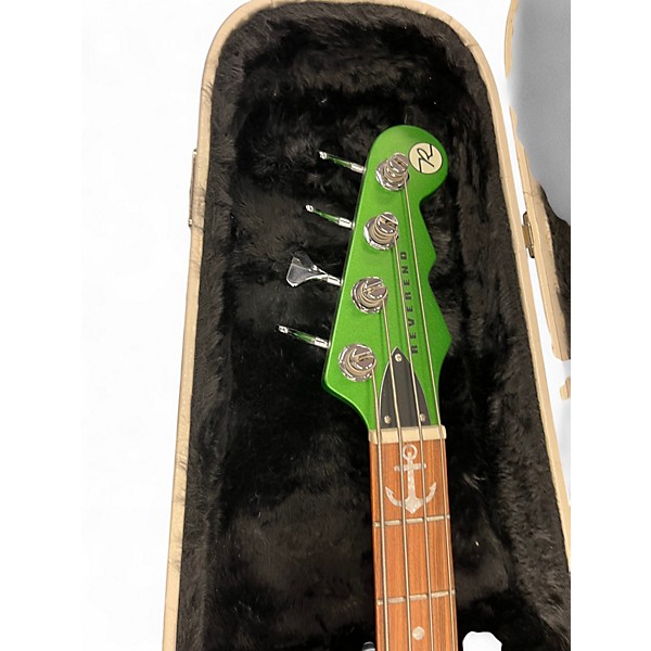 Used Reverend wattplower Emerald Green Electric Bass Guitar