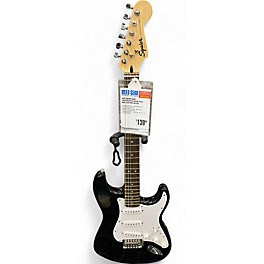 Used Squier sonic stratocaster Black Solid Body Electric Guitar