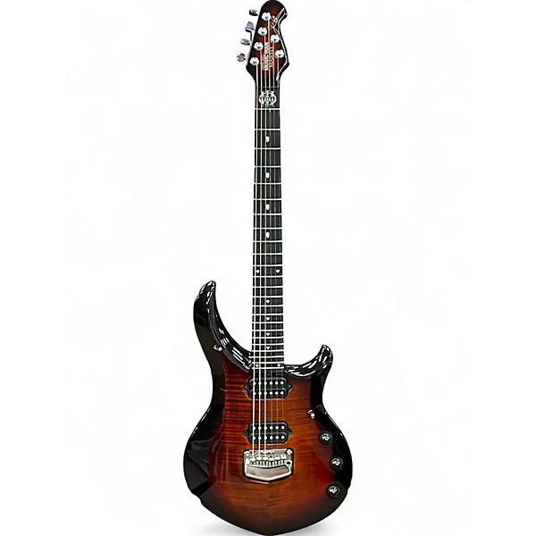 Used 2019 Ernie Ball Music Man Majesty Maple Top Tiger Eye Solid Body Electric Guitar