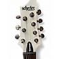 Used Schecter Guitar Research Demon 7 String White Solid Body Electric Guitar