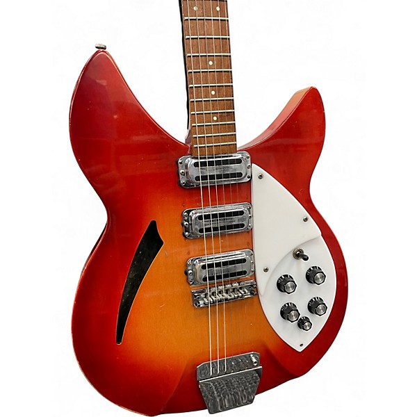 Vintage 1968 Rickenbacker 345 Fireglo Hollow Body Electric Guitar