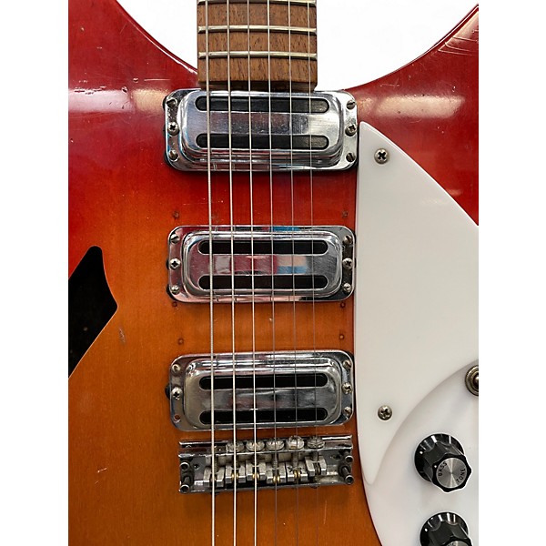 Vintage 1968 Rickenbacker 345 Fireglo Hollow Body Electric Guitar