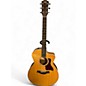Used Taylor 214CE Deluxe Natural Acoustic Electric Guitar thumbnail