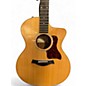 Used Taylor 214CE Deluxe Natural Acoustic Electric Guitar