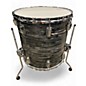 Used Ludwig 3 Piece Classic Maple 3-Piece Fab Shell Pack With 22" Bass Dr black oyster pearl Drum Kit