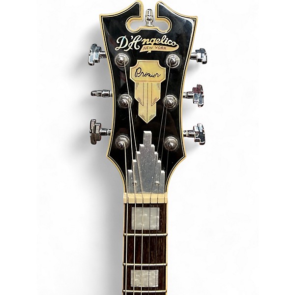 Used D'Angelico Premier Series SS Alpine White Hollow Body Electric Guitar