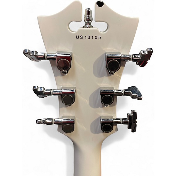 Used D'Angelico Premier Series SS Alpine White Hollow Body Electric Guitar