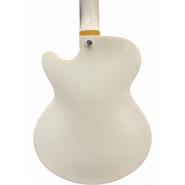 Used D'Angelico Premier Series SS Alpine White Hollow Body Electric Guitar