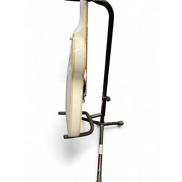 Used D'Angelico Premier Series SS Alpine White Hollow Body Electric Guitar