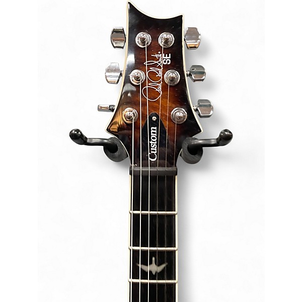 Used 2023 PRS SE Custom 24 Mocha Burst Solid Body Electric Guitar
