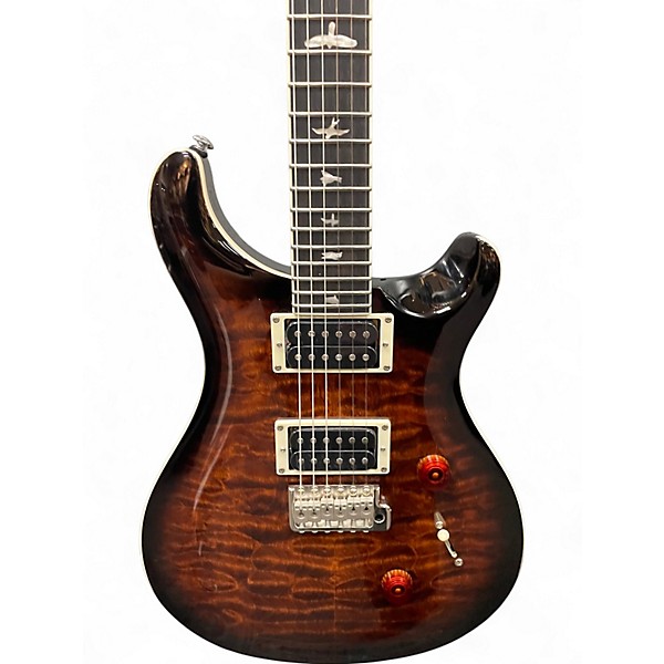Used 2023 PRS SE Custom 24 Mocha Burst Solid Body Electric Guitar