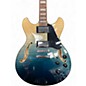 Used Ibanez AS73FM Artcore Indigo Fade Hollow Body Electric Guitar