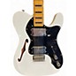 Used 2022 Squier Classic Vibe 70s Thinline Telecaster White Hollow Body Electric Guitar