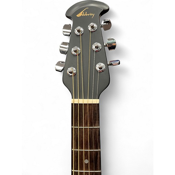 Used Ovation CC11 Celebrity Gray Burst Acoustic Guitar