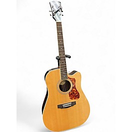 Used Guild D260CE Natural Acoustic Electric Guitar