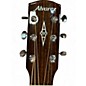 Used Alvarez MD60E Herringbone Natural Acoustic Electric Guitar