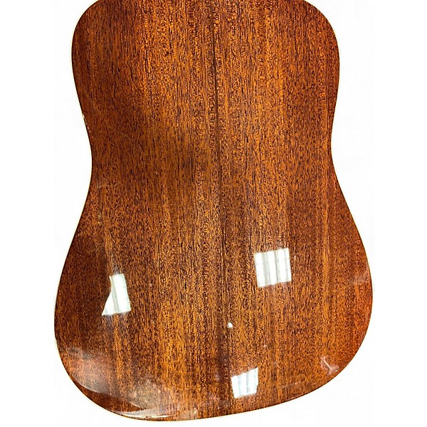 Used Alvarez MD60E Herringbone Natural Acoustic Electric Guitar