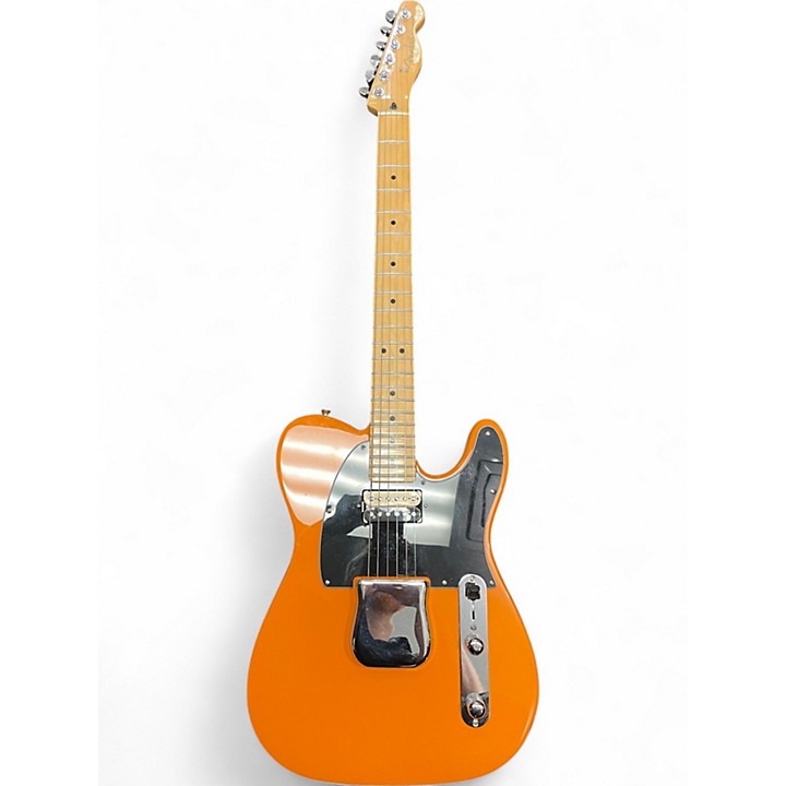 Used Fender Player Telecaster Orange Solid Body Electric