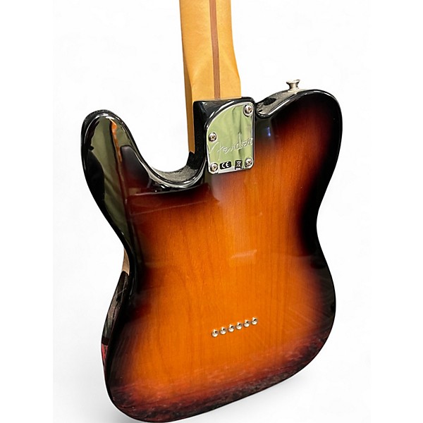 Used Fender Deluxe Nashville Telecaster 2 Color Sunburst Solid Body Electric Guitar