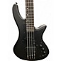 Used Schecter Guitar Research Stealth 4  Matte Black Electric Bass Guitar