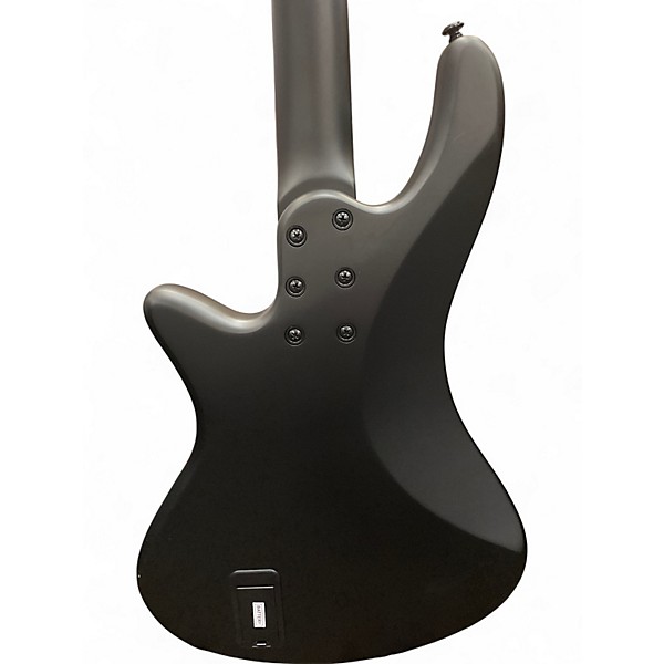 Used Schecter Guitar Research Stealth 4  Matte Black Electric Bass Guitar