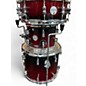Used Pearl 4 Piece Concept Series Red Sparkle Drum Kit