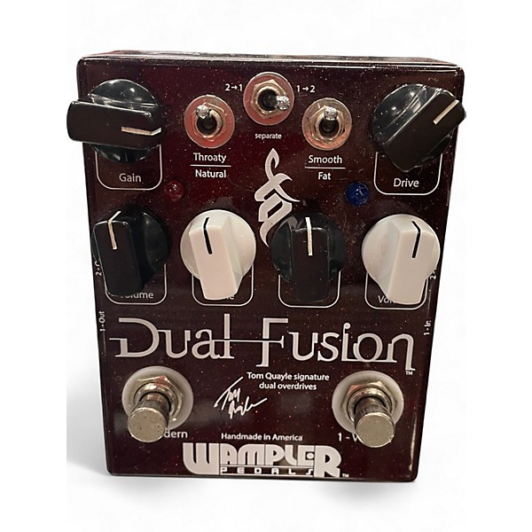 Used Wampler Dual Fusion Tom Quayle Signature Overdrive Effect Pedal
